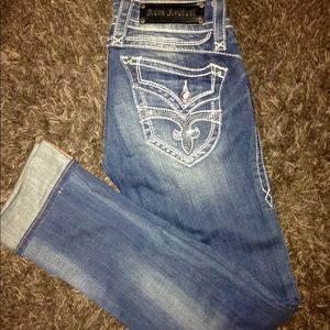 Studded Boot Cut Rock Revivals-Size 27